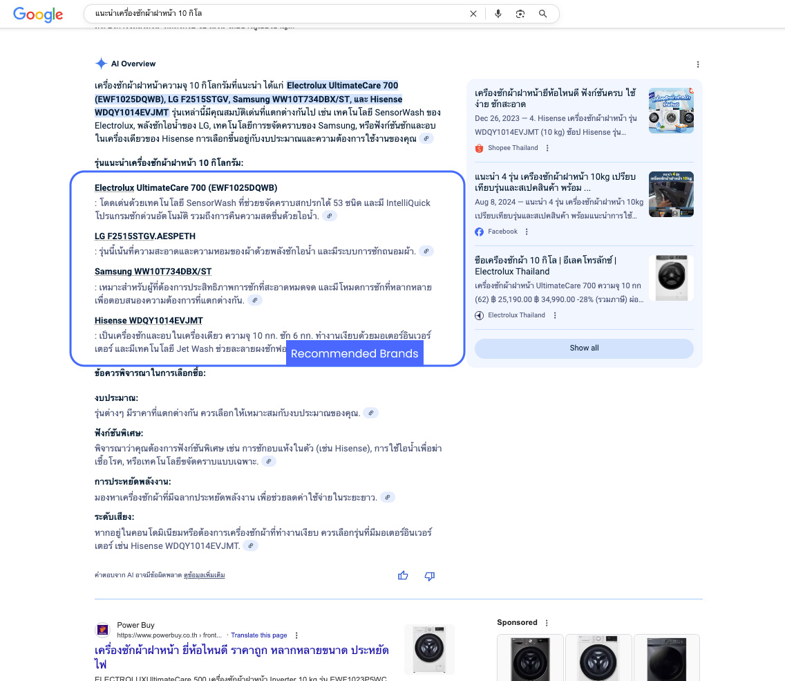 เพิ่มการมองเห็นของแบรนด์ด้วย AI Overview